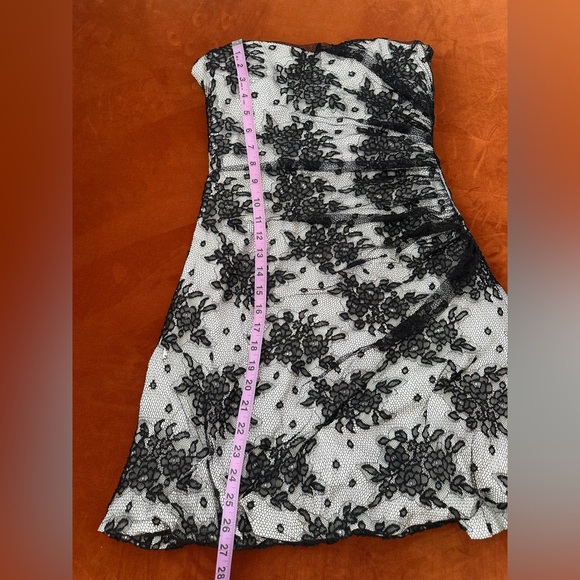 Dolce & Gabbana Y2K Black And White Tulle Lace Corset Mini Dress - Picture 14 of 16